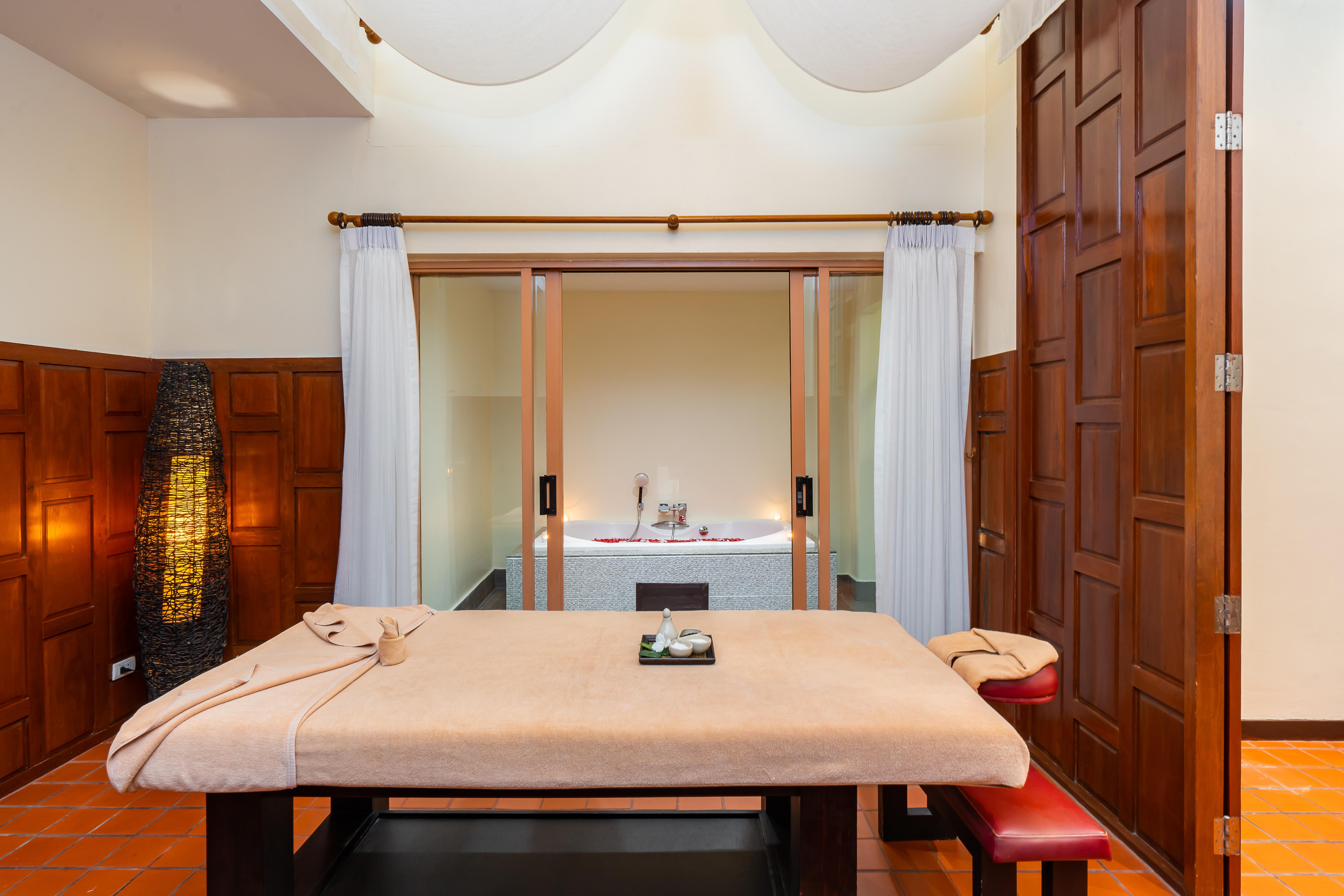 Dewa Phuket Resort & Villas Nai Yang Beach Exterior foto A treatment room at the BANYAN TREE Spa